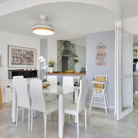 Apartment Adosado Con Solarium, Bbq Y Piscina En Las Chapas - Jade 213